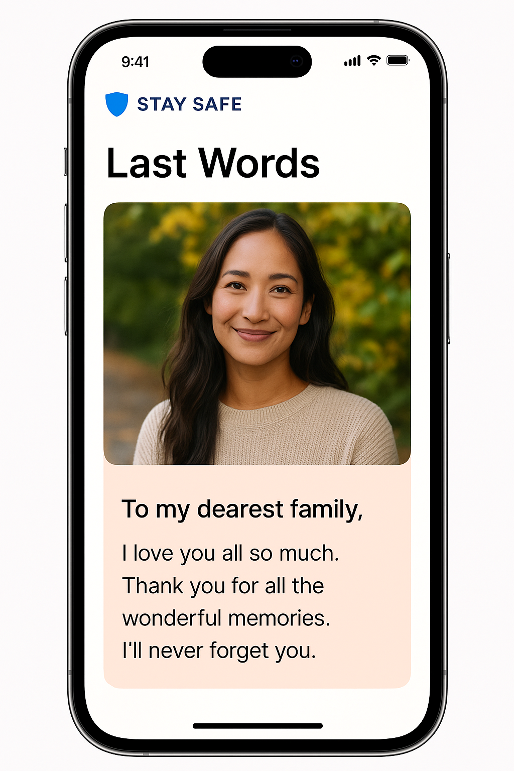 Stay Safe Last Words